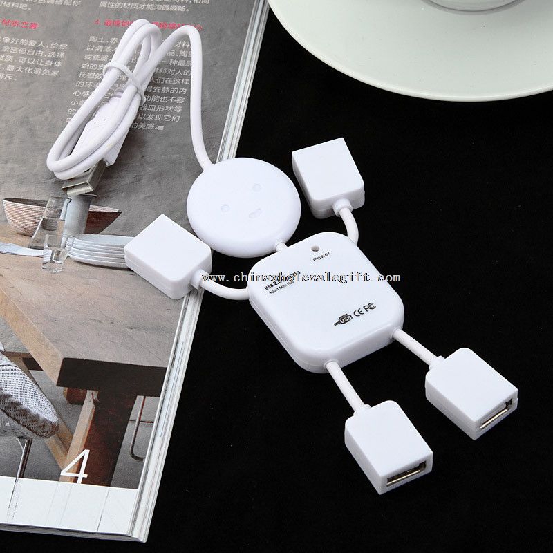 Mini Human ABS Usb Hub
