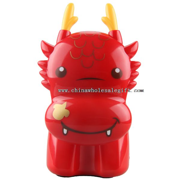 Novelty dragon shape table lamp