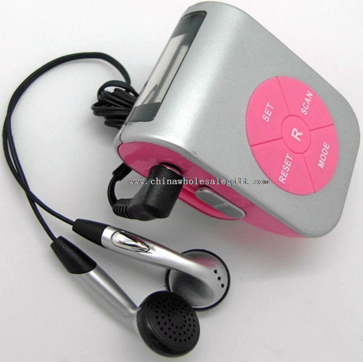 Pedometer With FM Radio