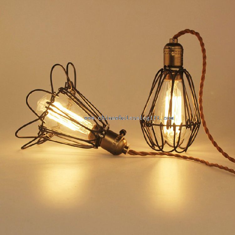 Pendant Lamp Light Antique Cage