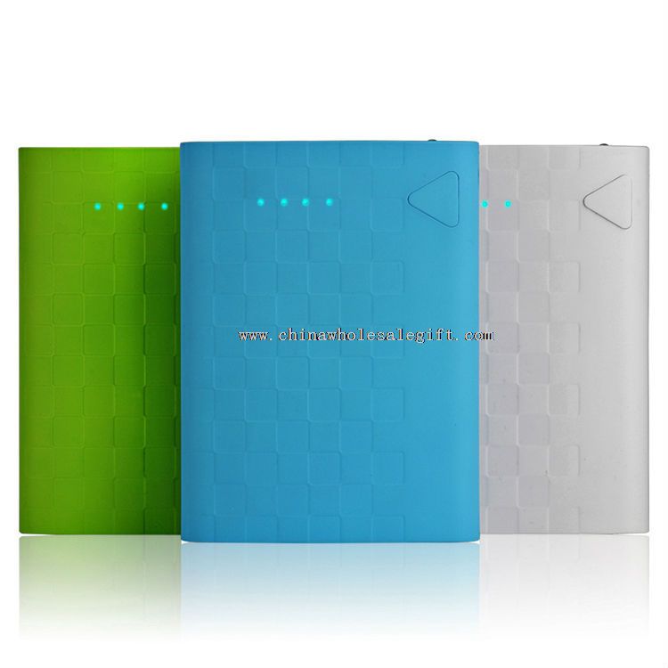 Plastic dual USB definition power bank
