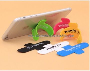 Silicone mobile phone holder