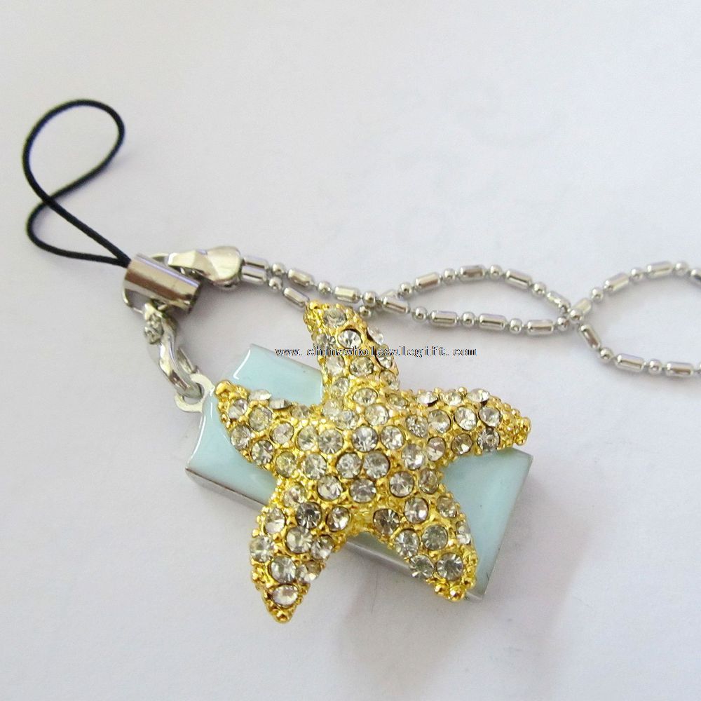 Star shaped diamond pen usb
