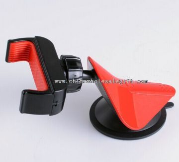 Sticky mobile phone holder