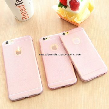 TPU soft shining golden Bling cover for apple