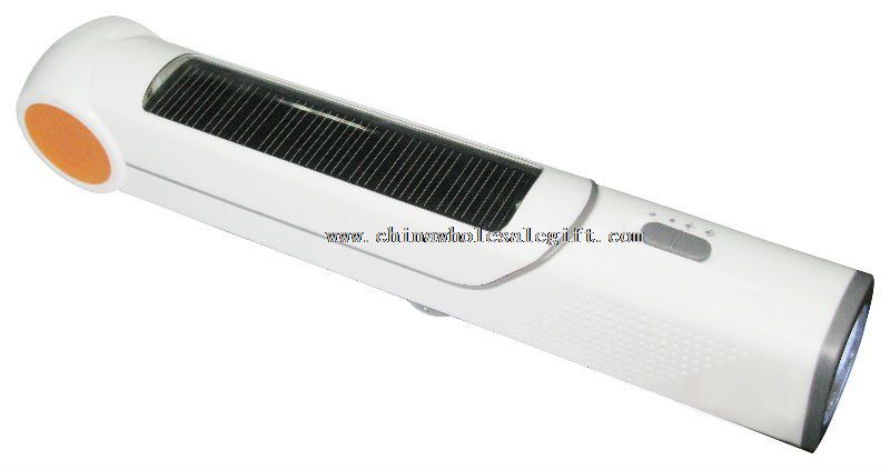 USB Charger LED Solar Desk Lamp with FM Radio