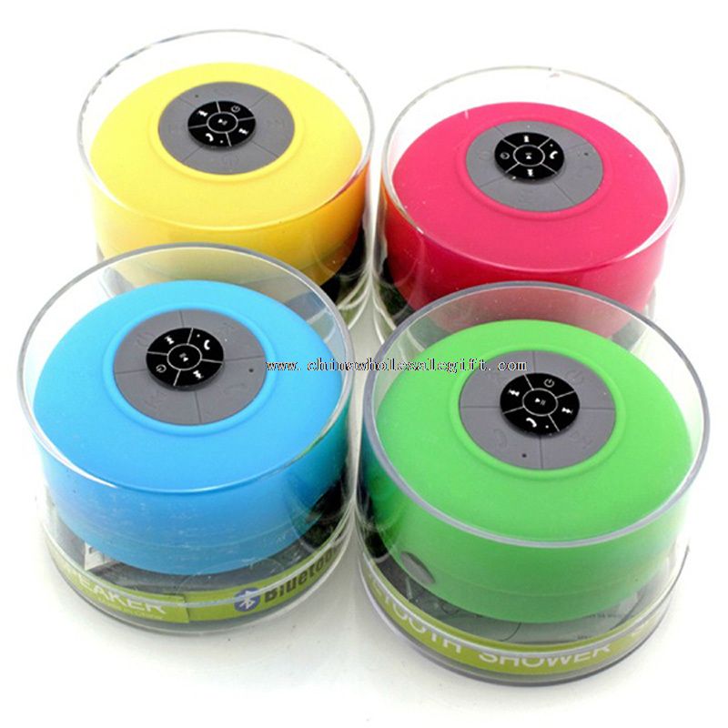 Waterproof Wireless Bluetooth Handsfree Mic Suction Mini Speaker