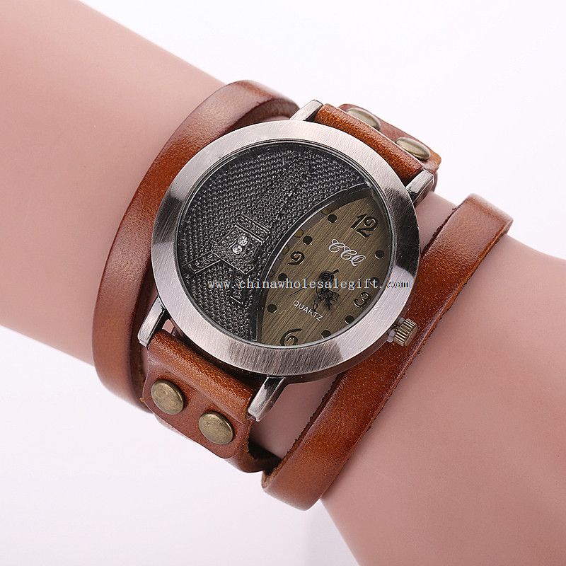 leather bracelet watch