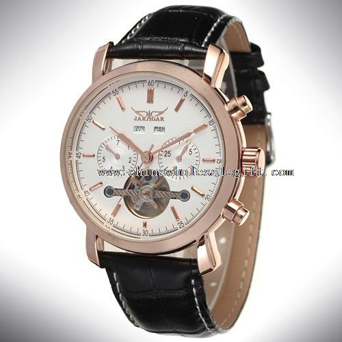leather western waterproof wrist watches