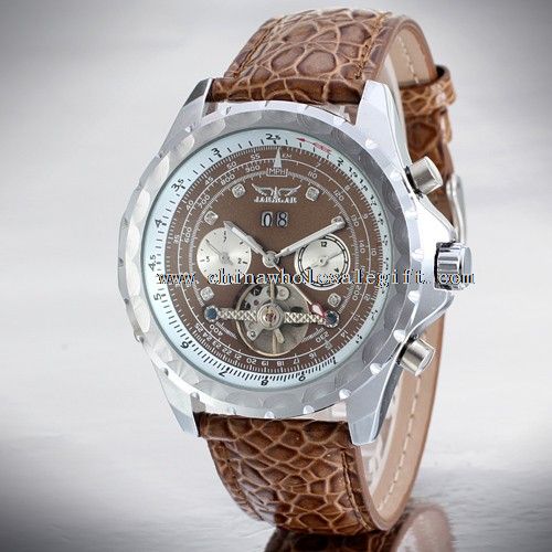 man genuine leather watches