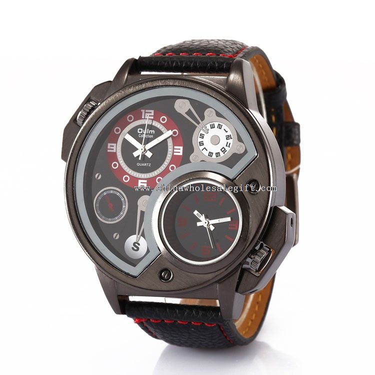 big dial quartz watch