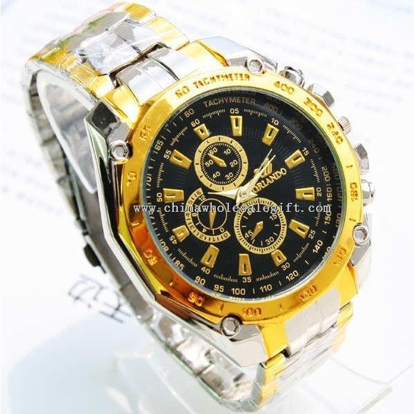 stainless steel strap watch