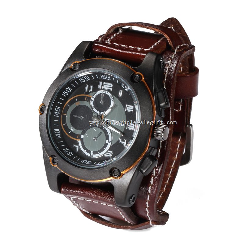 Western Wrist Leather watches men