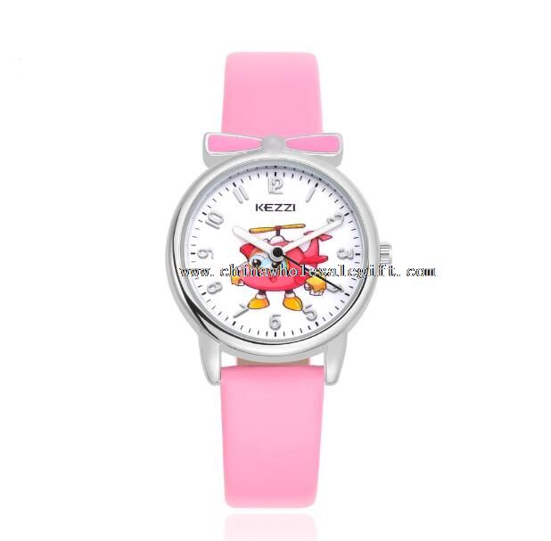 Children Casual Quartz Watch With Leather Band