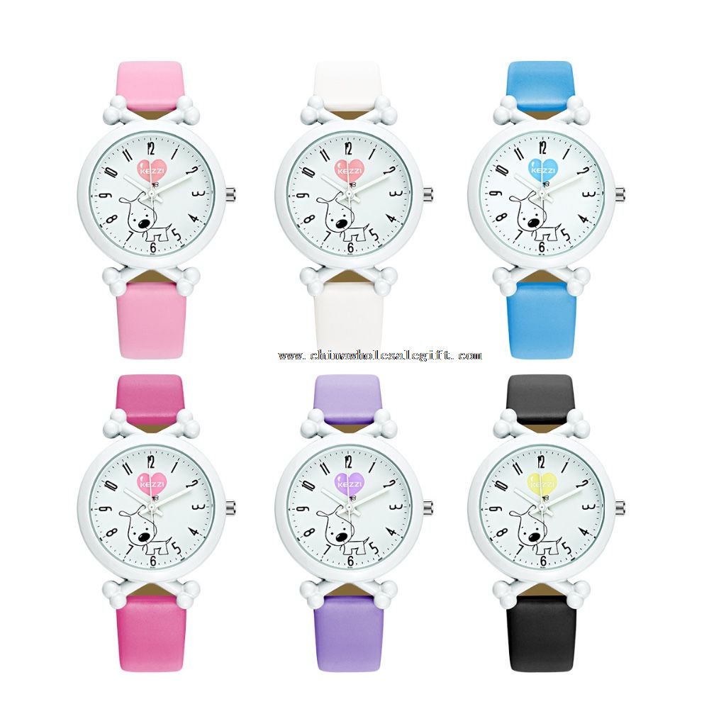 Happy Cute Dog Children Watch