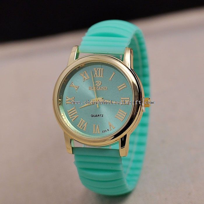 silicone band jelly watch
