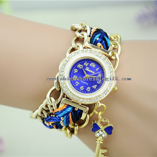 Rope Strap woven bracelet watch
