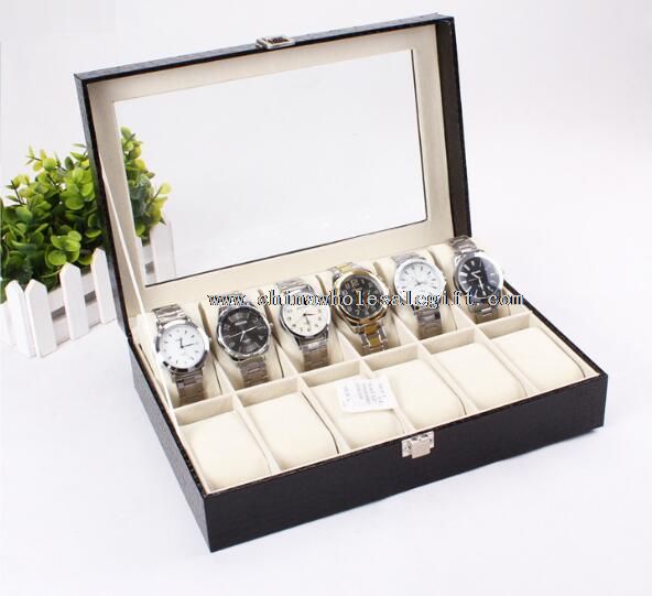 12 slots fashion poket watch display case