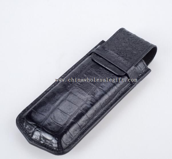 Handmade leather box for watch