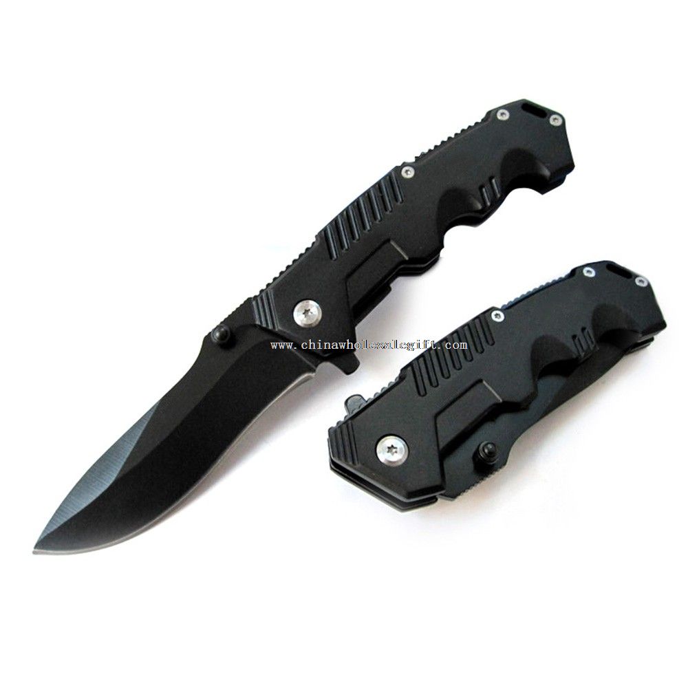 pocket knife with aluminum handle