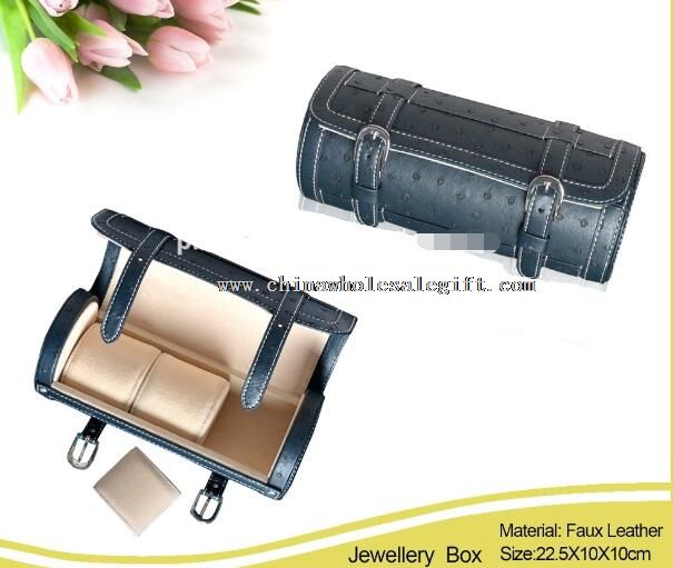 PU Leather 3 watches wrist watch case