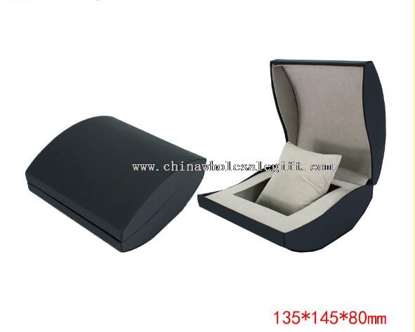 grey velvet watch box
