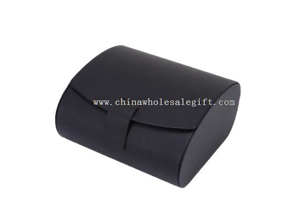 PU leather couple watch box with strap outside