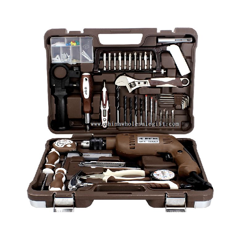 82pcs Electric Tool Box Set Power Drill Hand Tool Kit