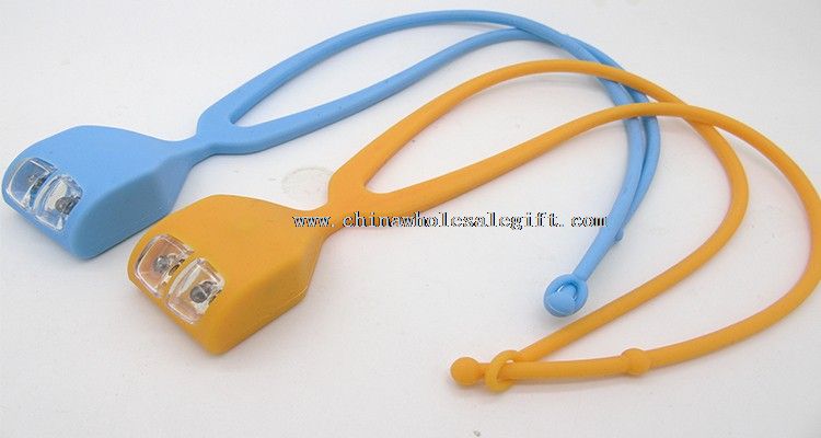 2led silicone running neck running light