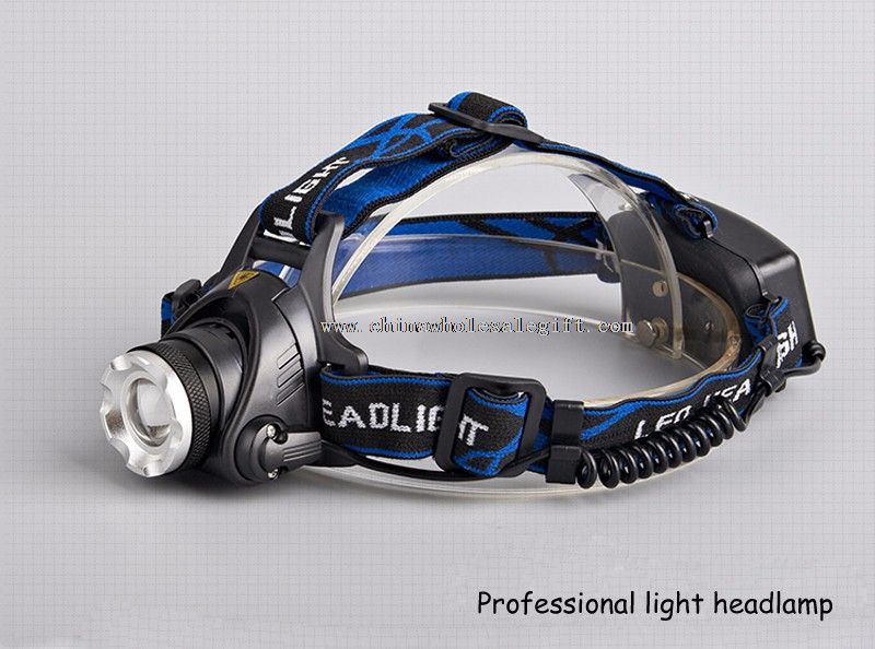 LED Headlamp Zoomable Fishing Lamp