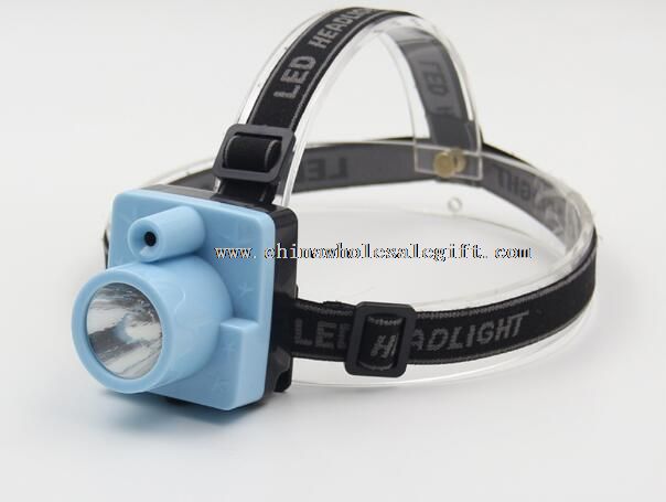 Mini Led Flashlight Plastic Body Head lamp