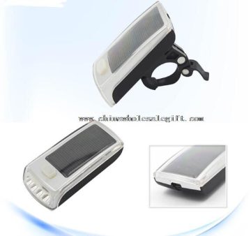 4 LED solar USB charing phone bike tail light