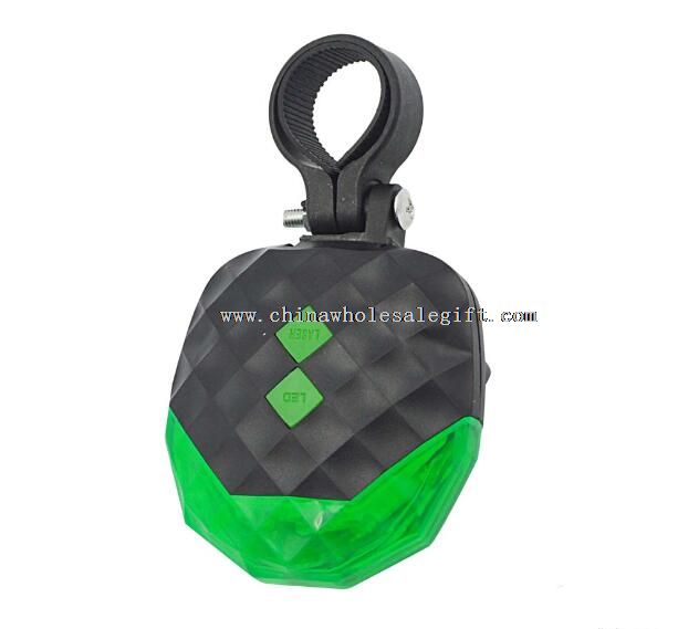 5 LED +2 Laser bike light