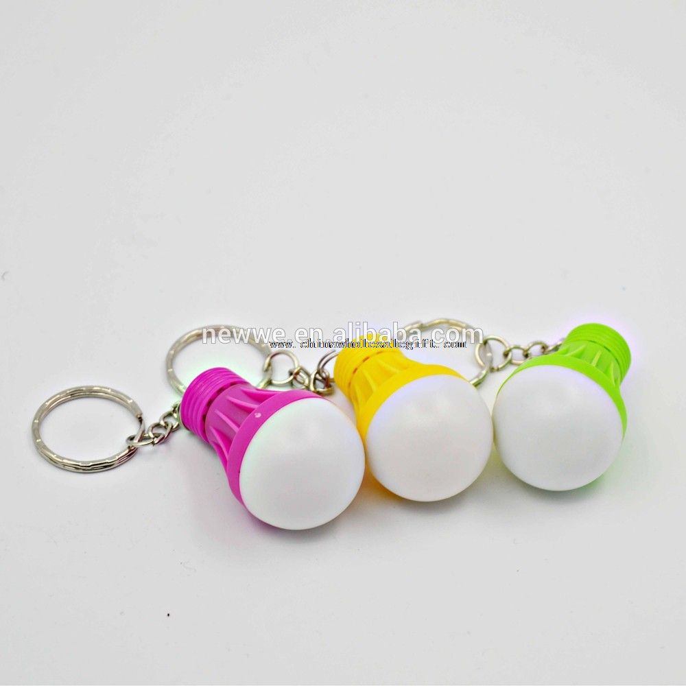 mini blub light led keychain