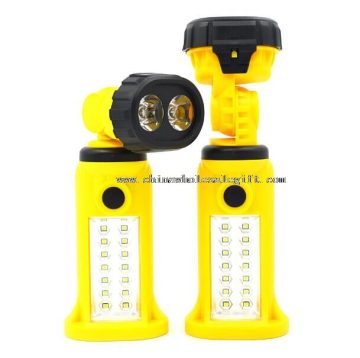 14SMD LED plastic magnetic head turn around hook work light
