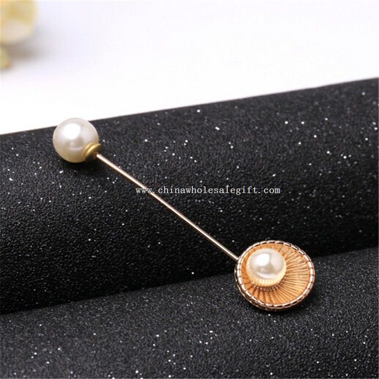 Coat Sea Shell Nickel Plated Badge Lapel Metal Pin