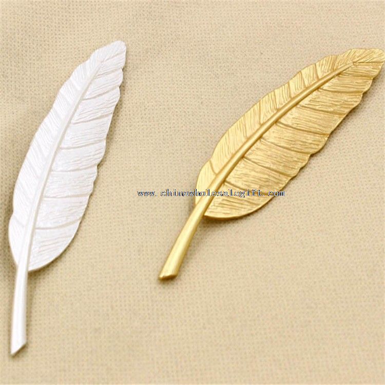 Leaf Metal Collar Pin