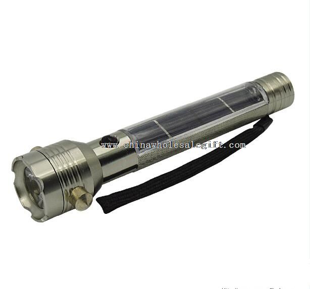 solar power outdoor camping torch