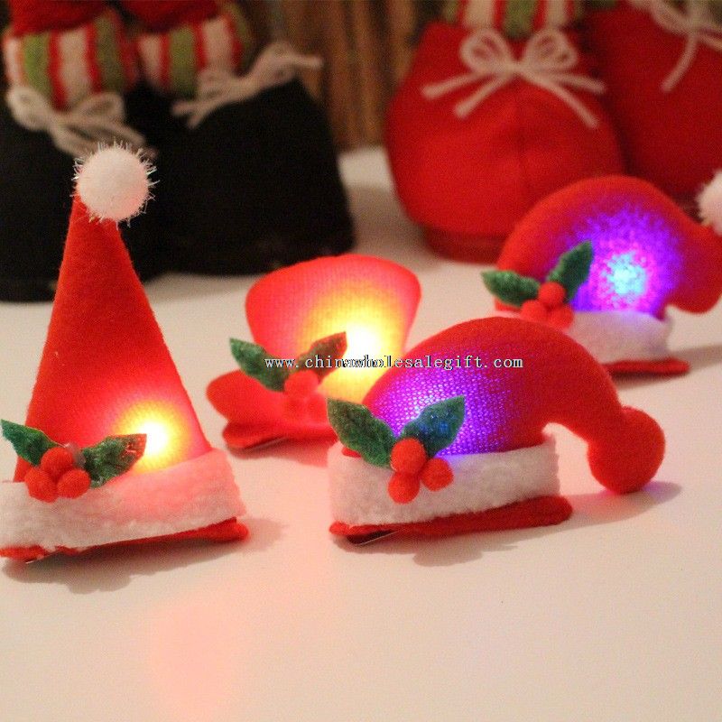 led christmas lapel pin