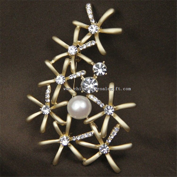 Metal Beautiful Flower Lapel Pins