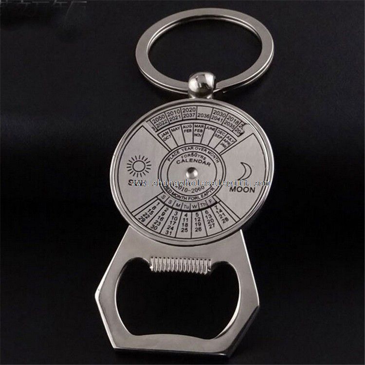 Calendar Shape Metal Bottle Opener