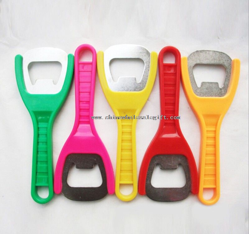 Metal And Plastic Bottle Opener