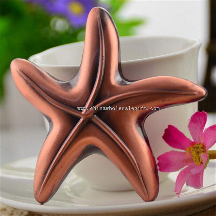 metal starfish bottle opener