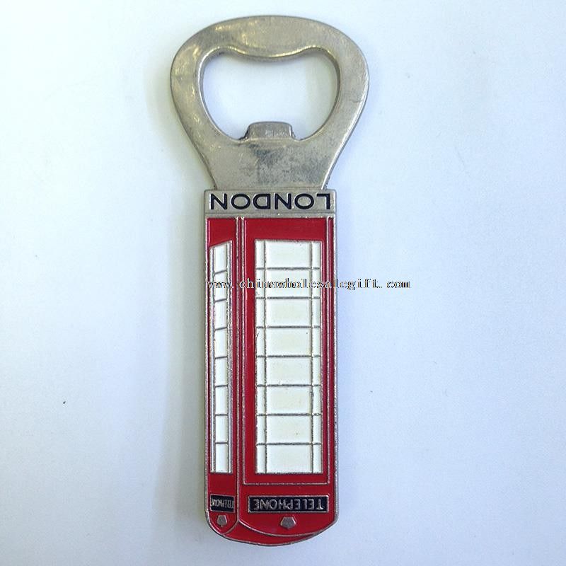 Telephone box wine bottle opener