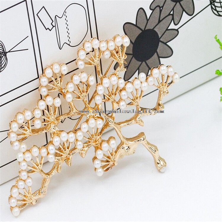 Gold Plated Metal Collar Lapel Pin