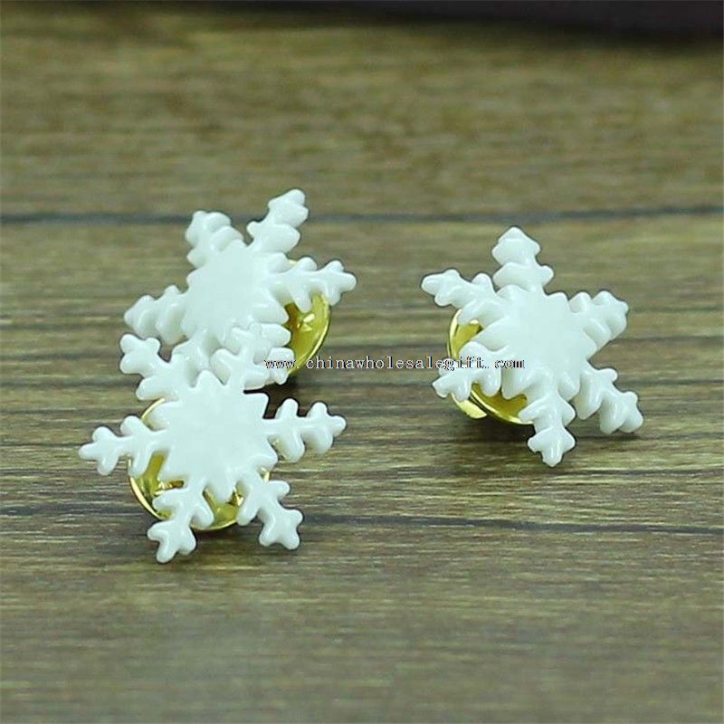 snowflake lapel pin