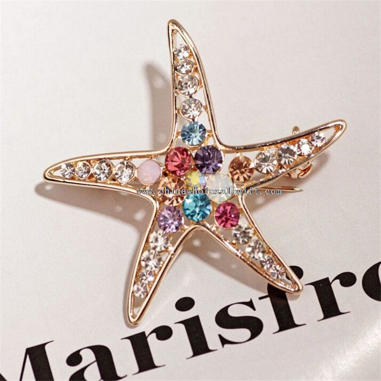 Starfish Metal Badge Lapel Pin