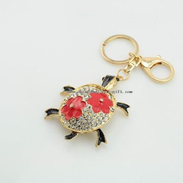 Crystal Tortoise Keychain