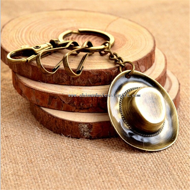 Hat Shape Car Keychain