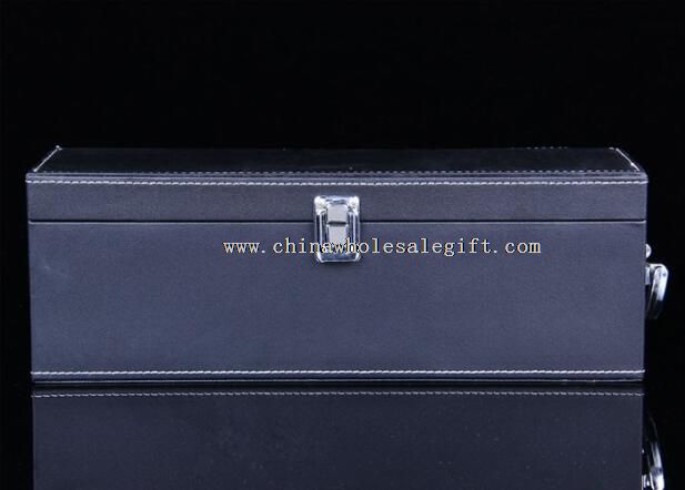 leather wine box gift